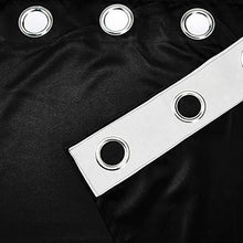 Load image into Gallery viewer, Amazon Brand - Solimo Room Darkening Blackout Window Curtain, 5 Feet, Set of 2 (Black) - Home Decor Lo