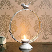 Load image into Gallery viewer, Webelkart Decorative White Birds Tealight Candle Holder for Home Decoration, for Home Room Bedroom Lights Decoration | Made in India Products - Free Tea Light Candles by Webelkart - Home Decor Lo