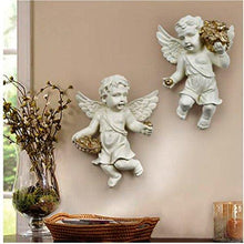 Load image into Gallery viewer, DI GRAZIA 3D Ceramic Spiritual Angel Wall Decoration - Set of 4 - Home Decor Lo