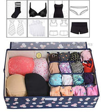 Load image into Gallery viewer, Yellow Weaves™ Undergarments Organizer / Foldable Storage Box with Lid for Drawers - Home Decor Lo