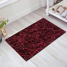 Load image into Gallery viewer, HOMA DORN Bath Mats for Bathroom Rugs Super Soft,Anti Skid, Absorbent, Shaggy Microfiber,Machine-Washable, Perfect for Door Mat (Wine) - Home Decor Lo