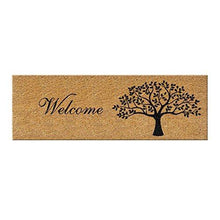 Load image into Gallery viewer, Atmah Tree Welcome Coir Door Mat - Size 120 X 40 Cm - Home Decor Lo
