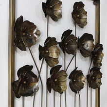 Load image into Gallery viewer, 3 pcs Unique Art Flower Design Metal Wall Hanging Decorative Wall Art Sculptures - Home Decor Lo