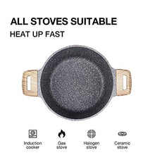 Load image into Gallery viewer, CAROTE Essential Woody - Nonstick Coating Granite Casserole Saucepot with Lid (28 cm) - Home Decor Lo