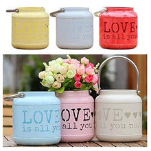 Load image into Gallery viewer, Instakart Lanterns for Decoration Love is All You Need Candle/Lights Hanging Lanterns for Home/Office/Garden,1 Pcs (Sky Blue, 12 * 12 * 13Cm (Small)) - Home Decor Lo