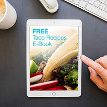 Load image into Gallery viewer, 4 Pack Stainless Steel Taco Holder Tray, Taco Truck Stand Holds Up To 3 Tacos Each as Plates, Use as a Shell Baking Rack - Safe for Dishwasher, Oven, and Grill, Holders Size 8" x 4" x 2" - Home Decor Lo