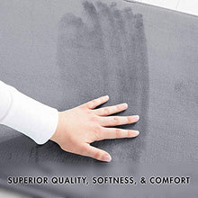 Load image into Gallery viewer, Zollyss Memory Foam Bath Mat Non Slip Absorbent Super Cozy Velvet Bathroom Rug Carpet (60X40 cm) (Grey) - Home Decor Lo