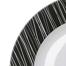 Load image into Gallery viewer, AmazonBasics 18-Piece Kitchen Porcelain Dinnerware Set, Dishes, Bowls, Service for 6, Sketch - Home Decor Lo