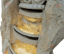 Load image into Gallery viewer, Kaarigari Artifacts Copper Water Fountain (Yellow) - Home Decor Lo