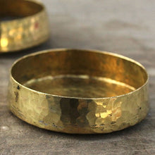 Load image into Gallery viewer, De Kulture Works Brass Handmade Candle Bowl Set (Gold_2.3 Inch X 2.3 Inch X 0.7 Inch) - Home Decor Lo