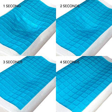 Load image into Gallery viewer, Cloth Fusion Alexia Cervical Orthopedic Contour Memory Foam Pillow with Cooling Gel Pad and Removable Bamboo Fabric Pillow Cover - Home Decor Lo