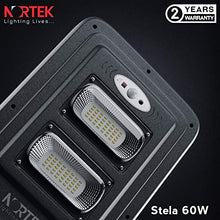 Load image into Gallery viewer, Nortek Stela 6500k 60 Watt 6000 Lumens Fully Waterproof LED Solar Chargeable Street Light with Sensor and Remote Control Function with 10 Hours Backup - Home Decor Lo