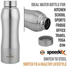 Load image into Gallery viewer, Speedex Stainless Steel Water Bottle, 1000ml, Set of 3, Silver - Home Decor Lo