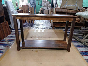 G Fine Furniture Wooden Console Table for Living Room