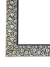 Load image into Gallery viewer, Seven Horses B&amp;W Floral Design Wall Mirror (14.5X26.5 Inch) - Home Decor Lo