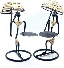 Load image into Gallery viewer, Aadit Crreation Tea Light Candle Holder Set of 2(Umbrella Ladies) - Home Decor Lo