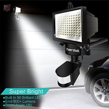 Load image into Gallery viewer, Hardoll 90 LED Solar Powered Security Lights With 4400 mAh Battery Waterproof Outdoor Motion Sensor Lighting For Wall , Patio, Garden (Pack Of 1) - Home Decor Lo