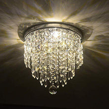 Load image into Gallery viewer, CRYSTA WORLD Crystal Chandelier Luxury Light Lamp Round Crystal Rain Drop Pendant Light Fixture for Living Room Bedroom. (3 in 1) - Home Decor Lo