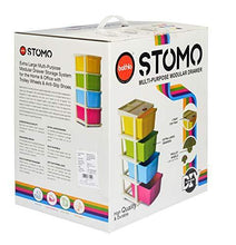 Load image into Gallery viewer, Bathla Stomo 4 – Extra Large Multi-Purpose Modular Drawer Storage System for Home & Office with Trolley Wheels & Anti-Slip Shoes (Multicolour) - Home Decor Lo
