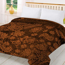 Load image into Gallery viewer, Cloth Fusion Celerrio Mink Single Bed Blanket for Winter- Chocolate Brown - Home Decor Lo
