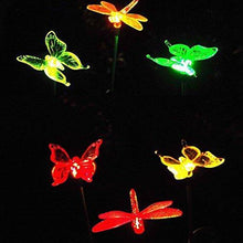 Load image into Gallery viewer, Quace Solar Garden Lights, Hummingbird, Butterfly & Dragonfly Solar Stake Lights, Solar Powered Pathway Lights, Multi-Color Changing Led Lights - Home Decor Lo