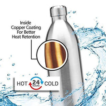 Load image into Gallery viewer, Milton Thermosteel Duo DLX 1800 Stainless Steel Water Bottle, 1.8 Liters, Silver - Home Decor Lo