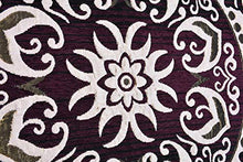 Load image into Gallery viewer, Vram 5D Designer Superfine Exclusive Velvet Carpet | Rug | Living Room | Bedroom | Hall | School | Temple | Bedside Runner | - |60&quot; inch x 84&quot; inch | 150 cm x 210 cm | 5 Feet x 7 Feet | - Wine - Home Decor Lo