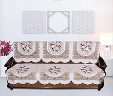 Load image into Gallery viewer, Home Sajawat 3 Seater Sofa Cover Set - Premium Quality Net Fabric Sofa Cover - Home Decor Lo