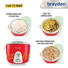 Load image into Gallery viewer, Brayden Rizo 1.5 L Rice Cooker, Crimson Red - Home Decor Lo