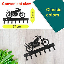 Load image into Gallery viewer, Sehaz Artworks Decorative Metal Wall Hooks for Keys | 7 Hook Bike Wall Rack | Hooks Rack/Holder for Kitchen Utensil | Wall Mounted Key Holder Key Rack Key Hanger | Bathroom Towel Hooks | Hat Rack - Home Decor Lo