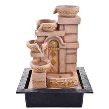 Load image into Gallery viewer, CHRONIKLE Polystone Water Fountain (26 x 24 x 17 cm, Cream) - Home Decor Lo