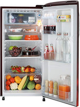 Load image into Gallery viewer, LG 190 L 4 Star Inverter Direct-Cool Single Door Refrigerator (GL-B201ASCY, Scarlet Charm) - Home Decor Lo