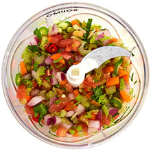 Load image into Gallery viewer, Amazon Brand - Solimo 500 ml Large Vegetable Chopper with 3 Blades, Green - Home Decor Lo
