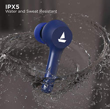 Load image into Gallery viewer, boAt Airdopes 281 True Wireless Ear-Buds with Bluetooth V5.0, Immersive Audio, Up to 17.5H Total Playtime, IPX5 Water & Sweat Resistance, Ergonomic Design and Instant Voice Assistant(Furious Blue) - Home Decor Lo