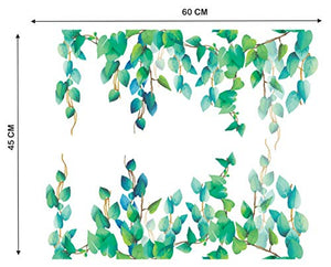 Paper Plane Design Flowers Wall Sticker (PVC Vinyl, 120 cm) - Home Decor Lo