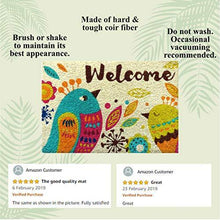 Load image into Gallery viewer, Atmah Birdy Welcome Coir Door Mat, Size 40 X 60 Cm - Home Decor Lo