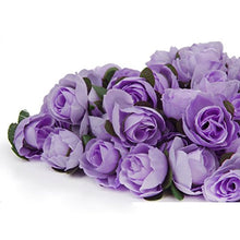 Load image into Gallery viewer, Light Purple : Tinksky 50pcs 3cm Artificial Roses Flower Heads Wedding Decoration (Light Purple) - Home Decor Lo