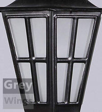 Load image into Gallery viewer, GreyWings Waterproof Outdoor Black Gate/Pillar/Garden Light with LED Bulb (Small, B22) Pack of 2 - Home Decor Lo