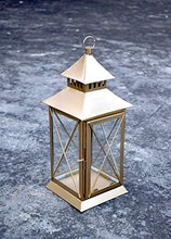 Load image into Gallery viewer, Aadit Crreation Hanging Moroccon Lanterns for Decorations (Golden Lantern) - Home Decor Lo