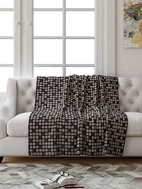 Saral Home Soft Decorative Viscose Chenille Sofa Covers/Throw (140x210 cm, Grey) - Home Decor Lo