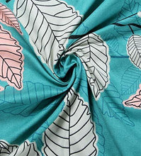 Load image into Gallery viewer, RD TREND Leaf Printed Single Bed Sheet(Size-90 inch x 60 inch) with Pillow Cover(Size-18 inch X 28 inch) (Green) - Home Decor Lo