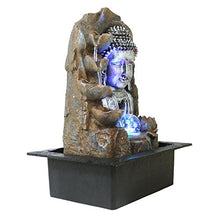 Load image into Gallery viewer, ChronikleBUDDHA POLYRESIN 4 Steps Water Fountain(Brown,Grey, 42CM X 30CM X cm) - Home Decor Lo