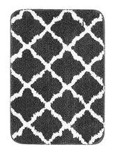 Load image into Gallery viewer, Saral Home Soft Anti Slip Microfiber Bathmat Set of 2Pc (45x70 cm, Grey) - Home Decor Lo