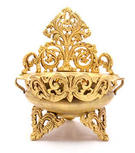 Load image into Gallery viewer, Two Moustaches Ethnic Design Brass Urli Traditional Bowl Decor Showpiece - Home Decor Lo