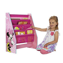 Load image into Gallery viewer, Disney Wooden Minnie Mouse Sling Bookcase, Pink - Home Decor Lo