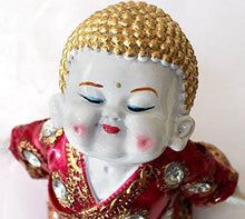 Load image into Gallery viewer, Buddha Monk Handicraft Idol Statue - Home Decor Lo