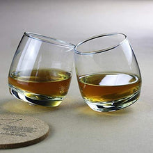 Load image into Gallery viewer, ALOKRUPSWAM Fancy Crystal Set of 6 Round Oval Glass Creative Juice Beer Mug/ Belly Cup, Tea Cup, Wine Glass, Goblet Shape, Drink Cup, Milk Cup, Water Cup (Capacity: 200ml) - Home Decor Lo