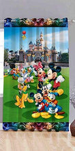 Load image into Gallery viewer, Amazin Homes Digital 3D Printed Curtain for Window 4 x 7 feet Mickey Mouse Design, Teenage & Kids Room - Premium & Modern, Eyelet Polyester Curtain for Home, Knitting, Pack of 1 - Home Decor Lo