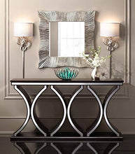 Load image into Gallery viewer, Venetian Image Unique Modern Wood Mirror Finish with Vibrant Design Console Table
