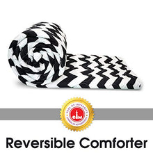 Load image into Gallery viewer, Divine Casa 110 GSM Quilted Duvets Single Bed Comforters Blanket for Winter, Black & White - Home Decor Lo